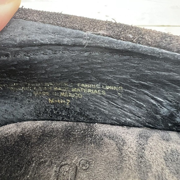 Born Shoes Womens 10 Crown Brown leopard Animal Print Leather Clogs Wedge B64809 - Picture 14 of 15